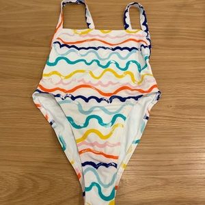 American Apparel High Cut Swimsuit